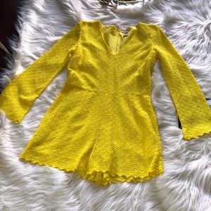 NEW!! Yellow Lace H&M Romper